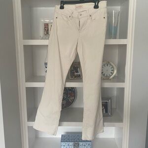Lucky Brand Women's Off-White Flare Jeans